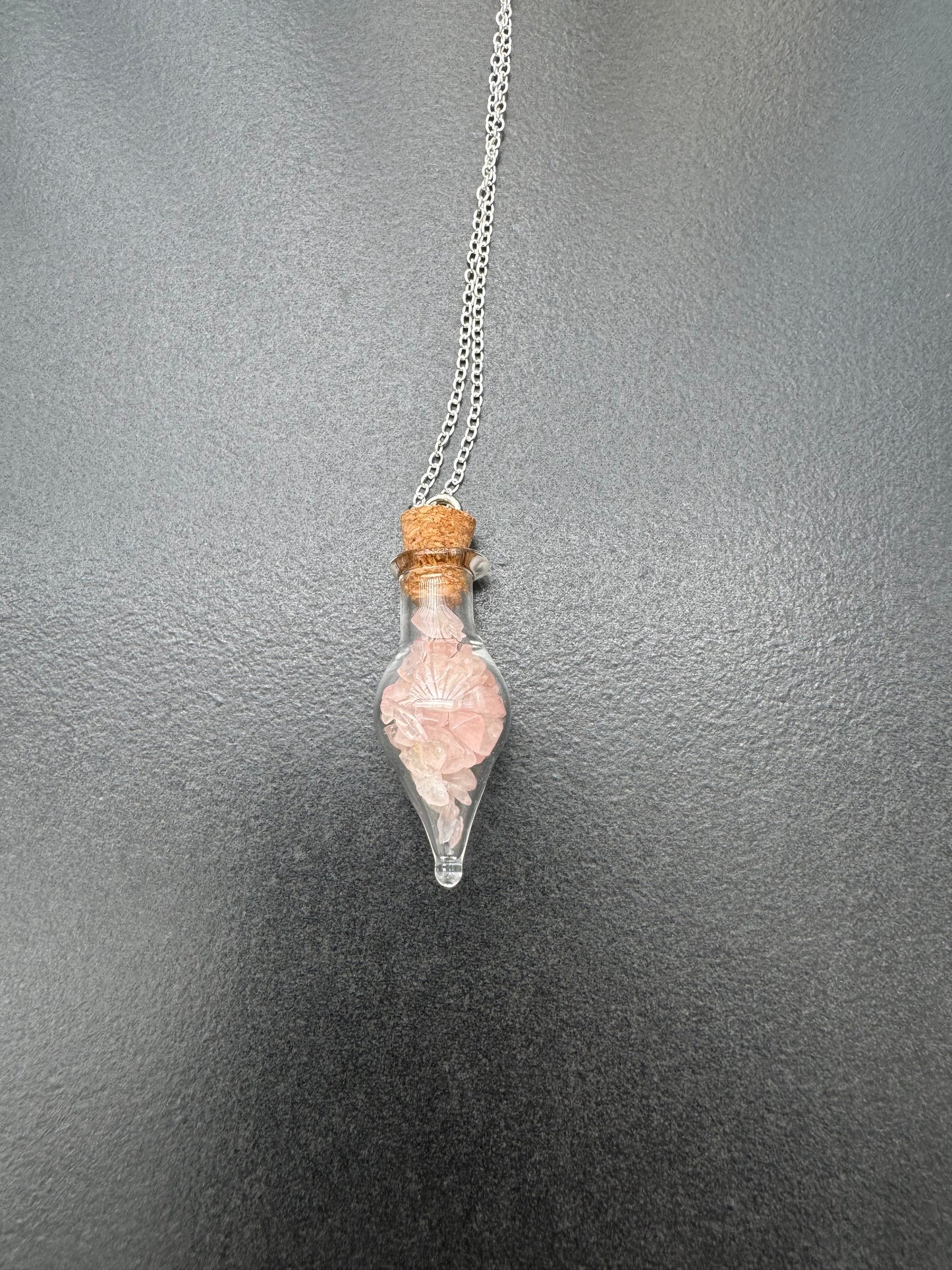 'Crystal Potion Bottle Necklace'