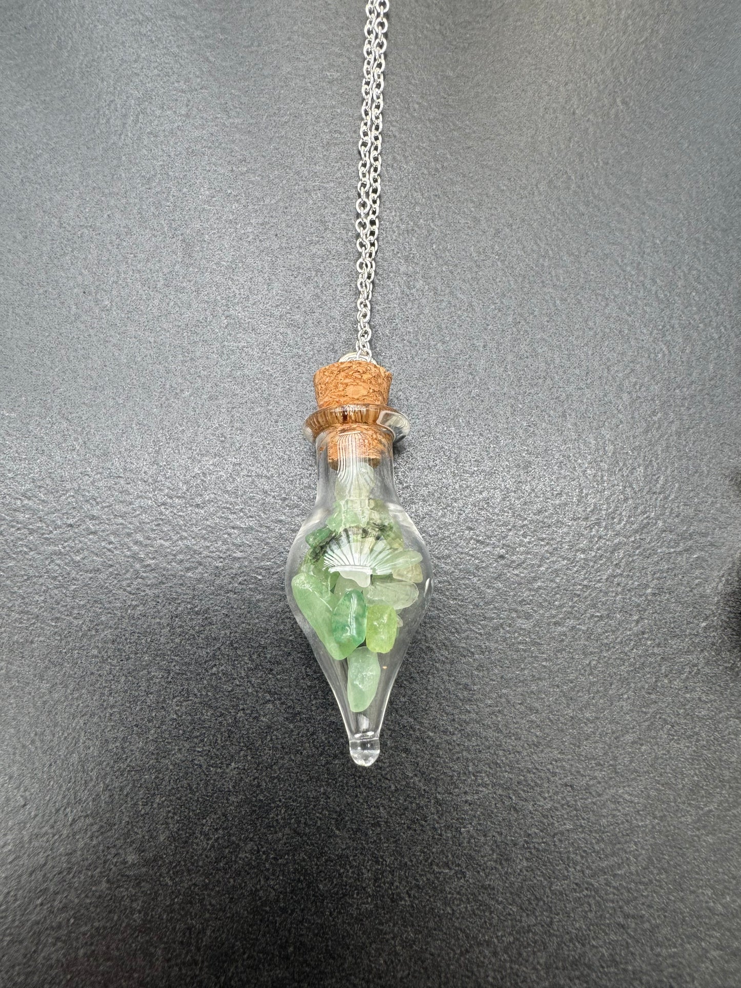 'Crystal Potion Bottle Necklace'