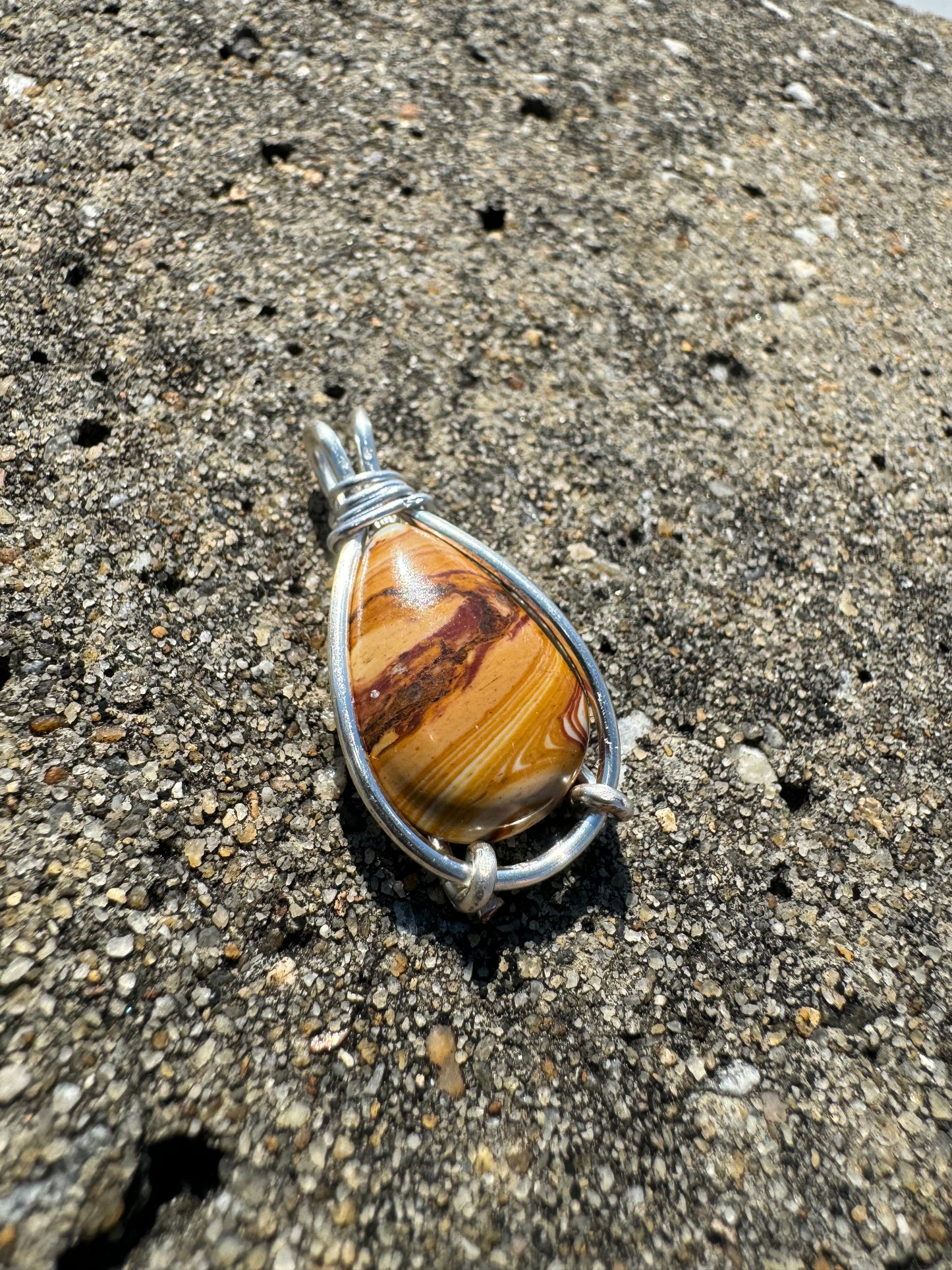 .Picture Jasper Pendant.