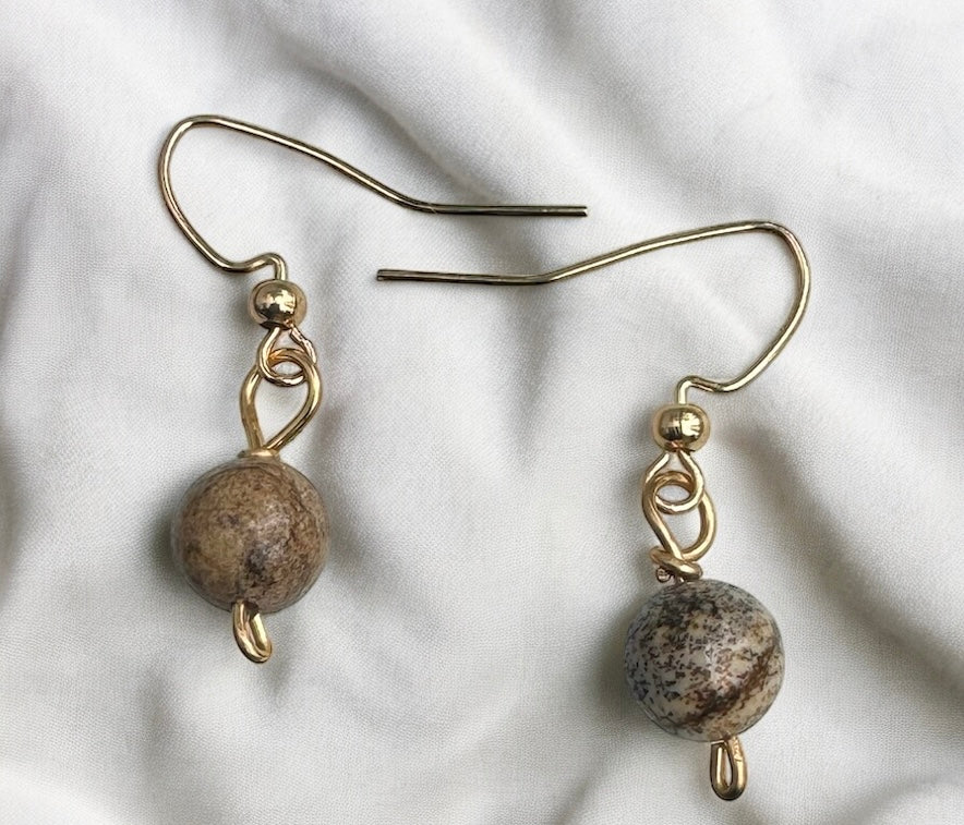 .Gemstone Earring.