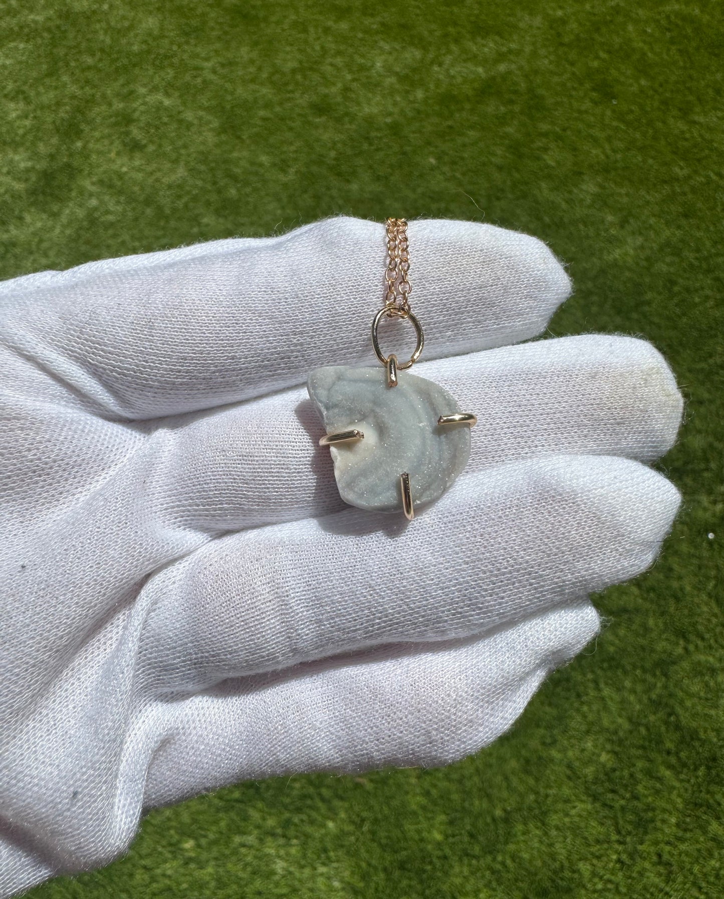 .Brazil Chalcedony Druzy.