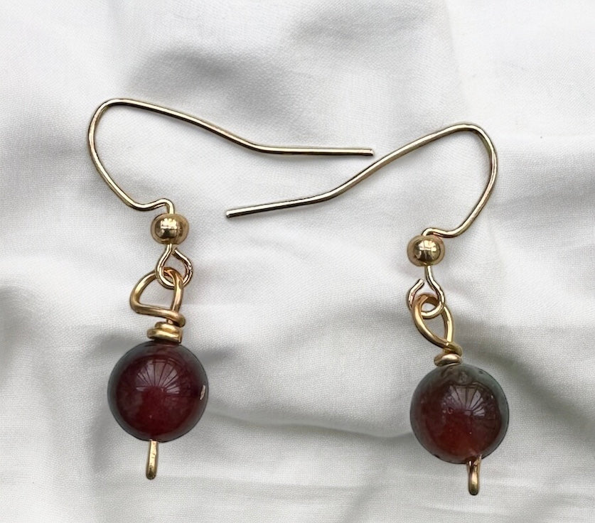 .Gemstone Earring.