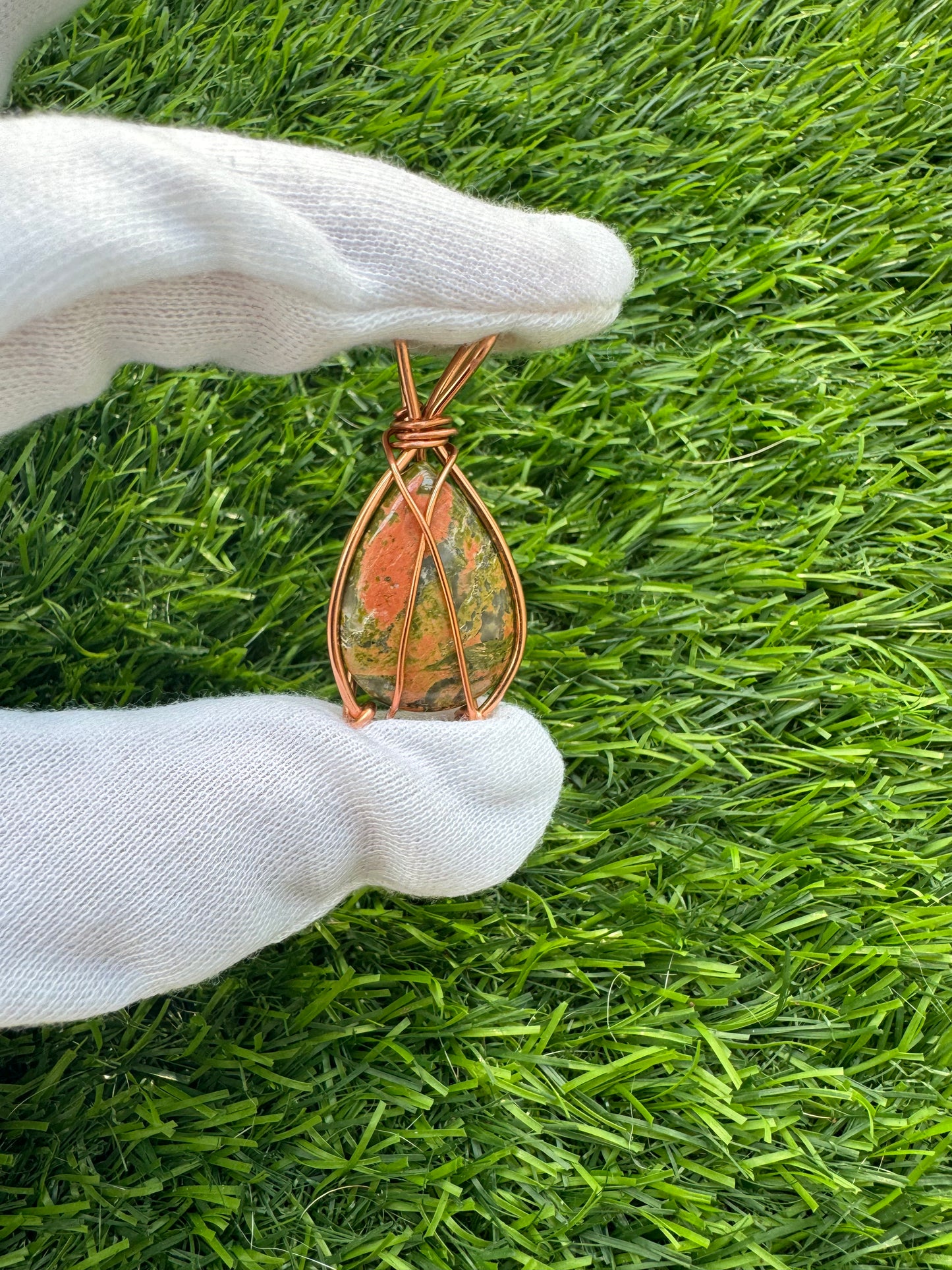 .Unakite Jasper Pendant. Available In Store Only (1)