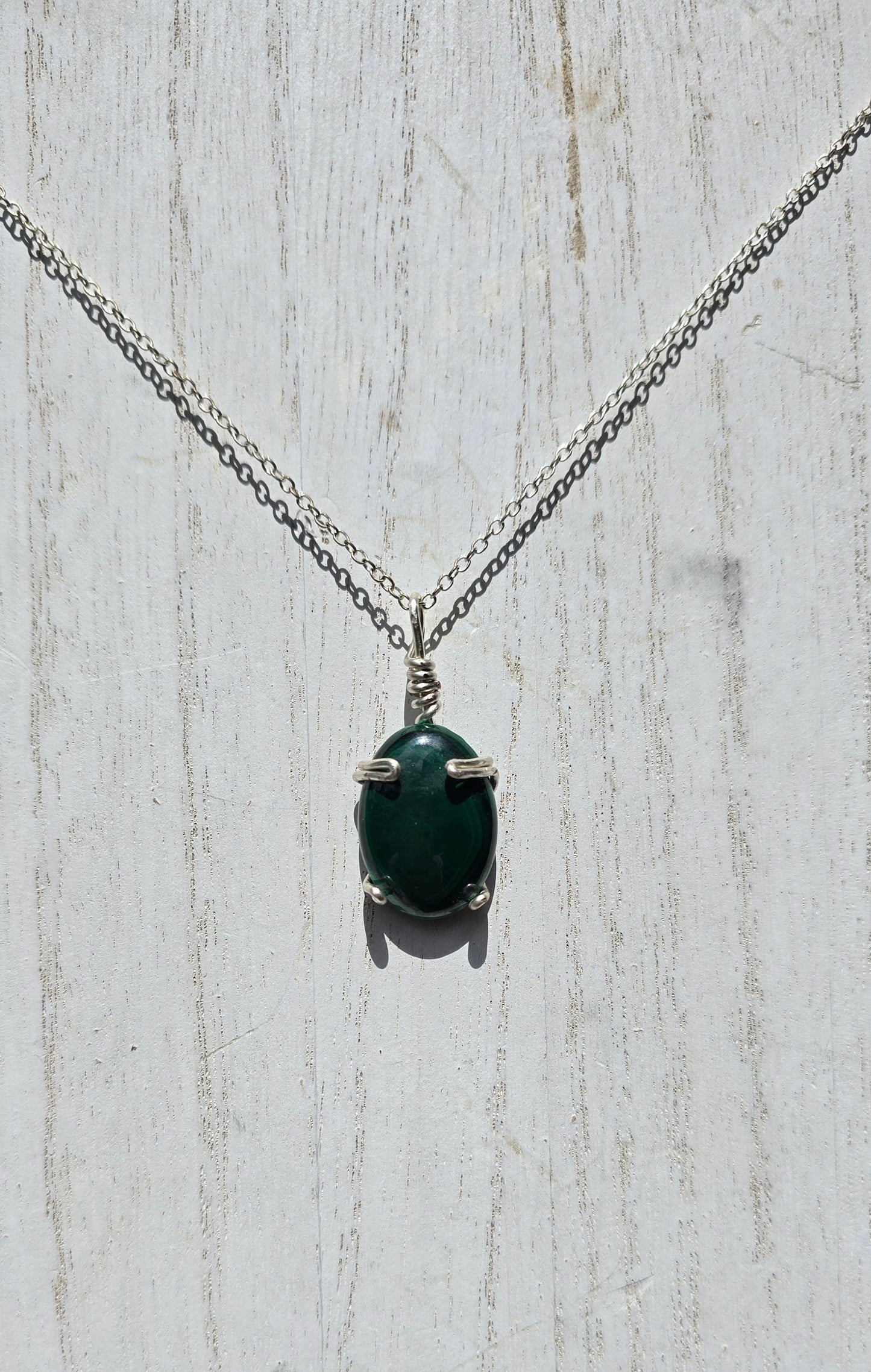 .Malachite Pendant.