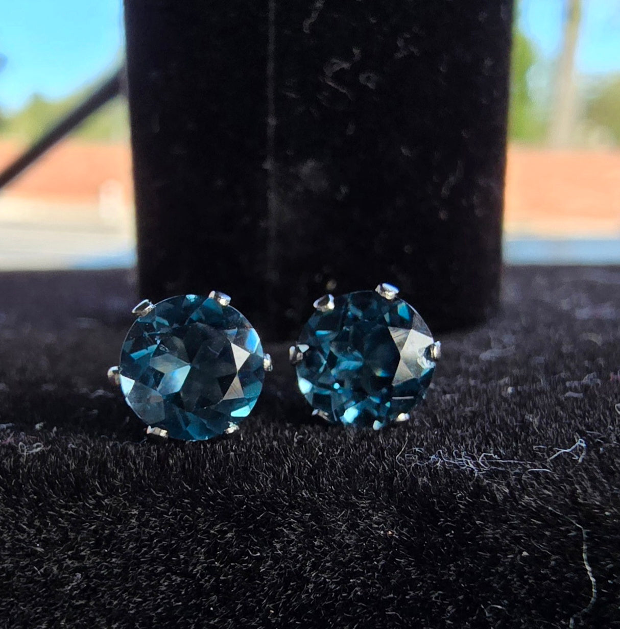 London Blue Topaz Earrings