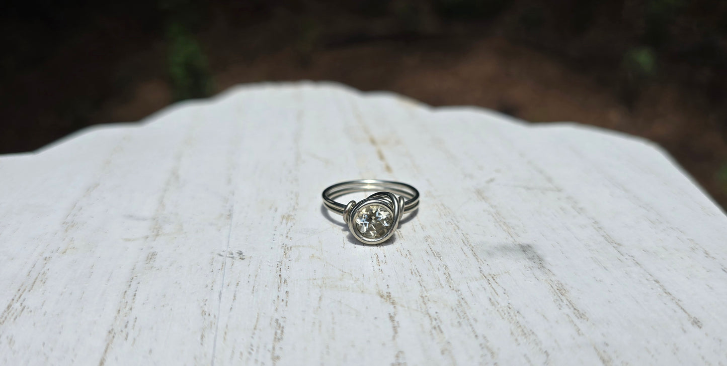 .Moissanite Ring.
