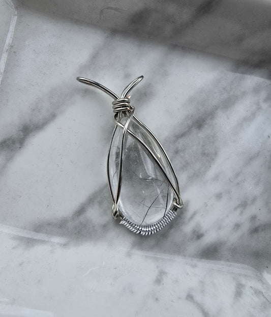 .Rutile Quartz Pendant.