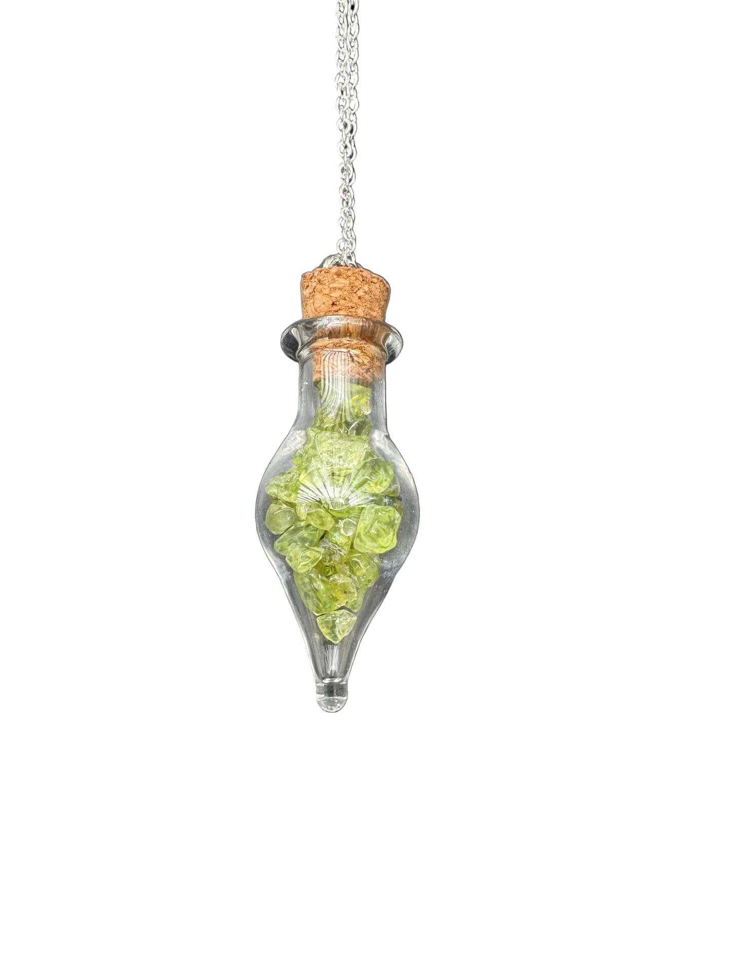'Crystal Potion Bottle Necklace'