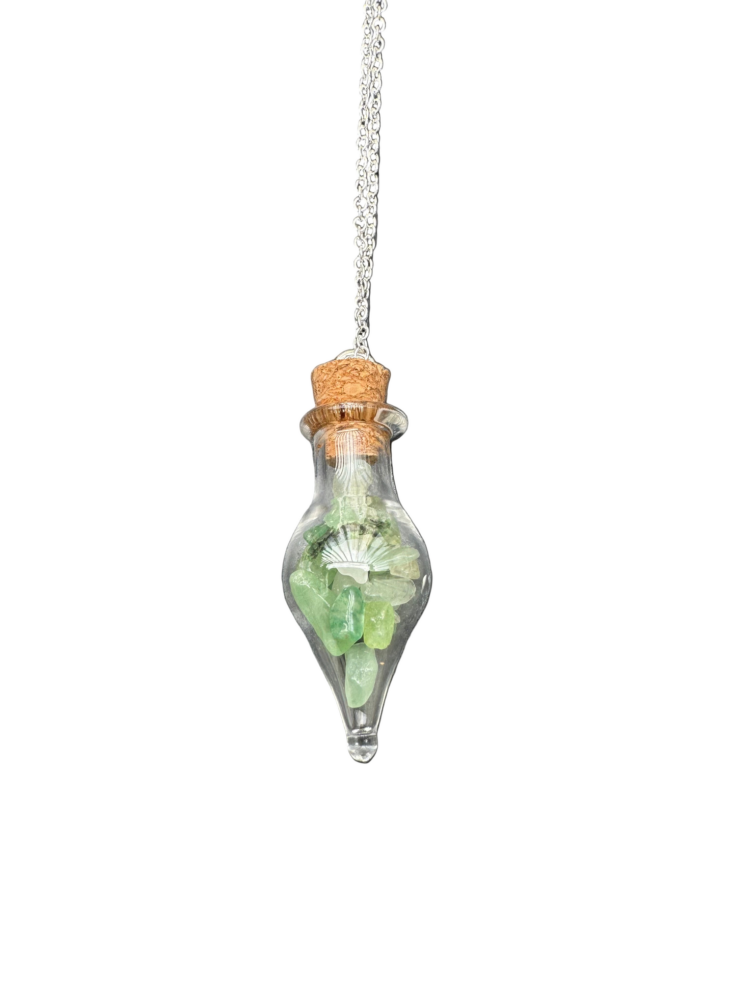 'Crystal Potion Bottle Necklace'