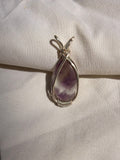 Chevron Amethyst Pendant