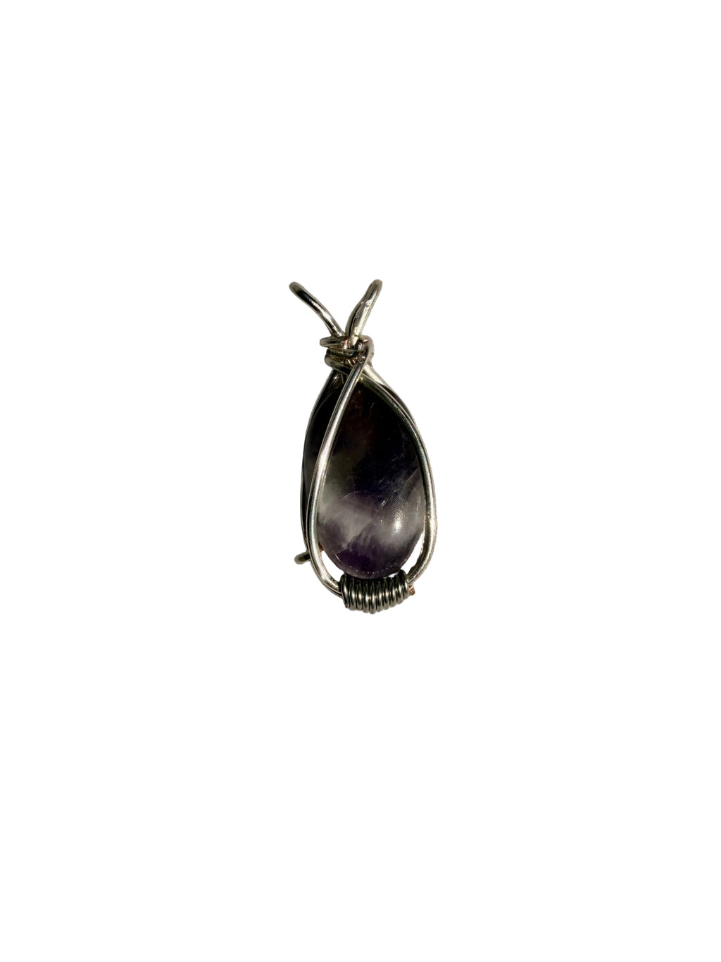 Chevron Amethyst Pendant