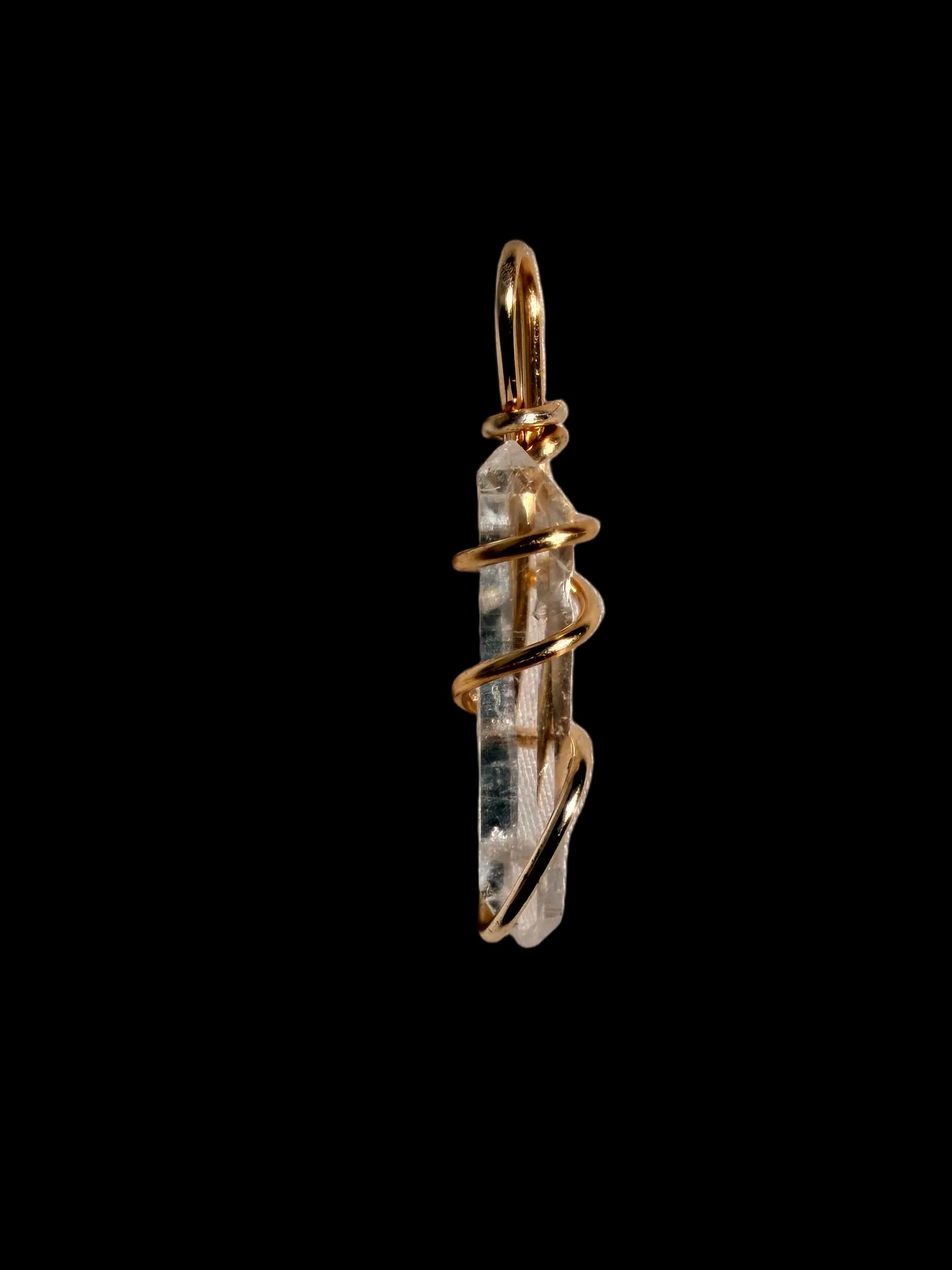 Clear Quartz (Gold)