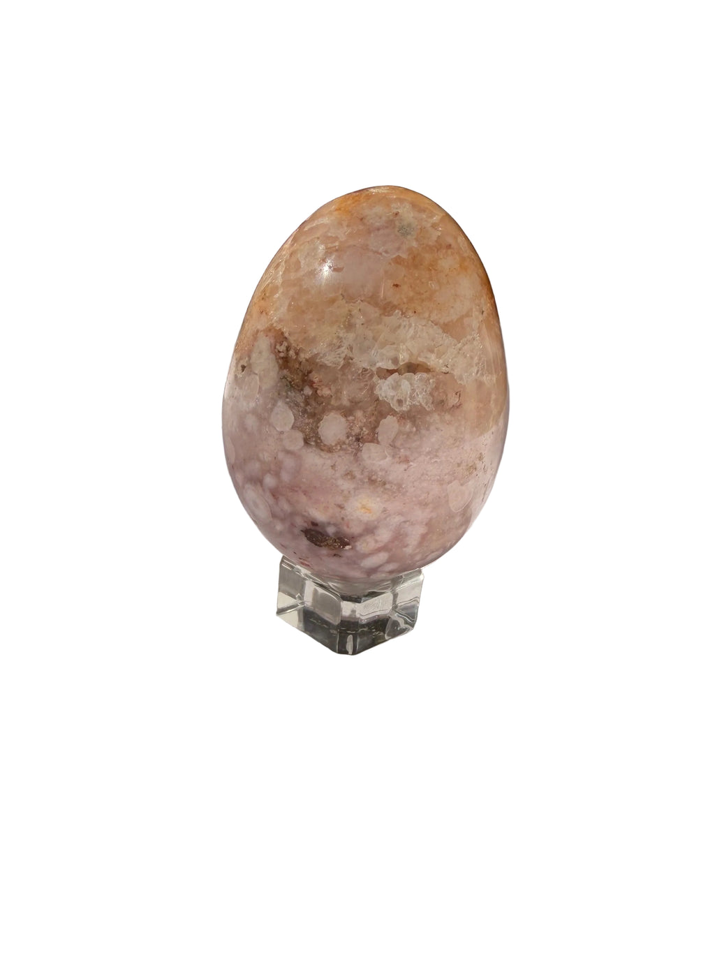 Flower Agate Egg