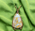 .Moss Agate Pendant.