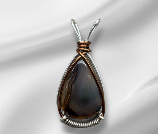 .Montana Agate Pedant.