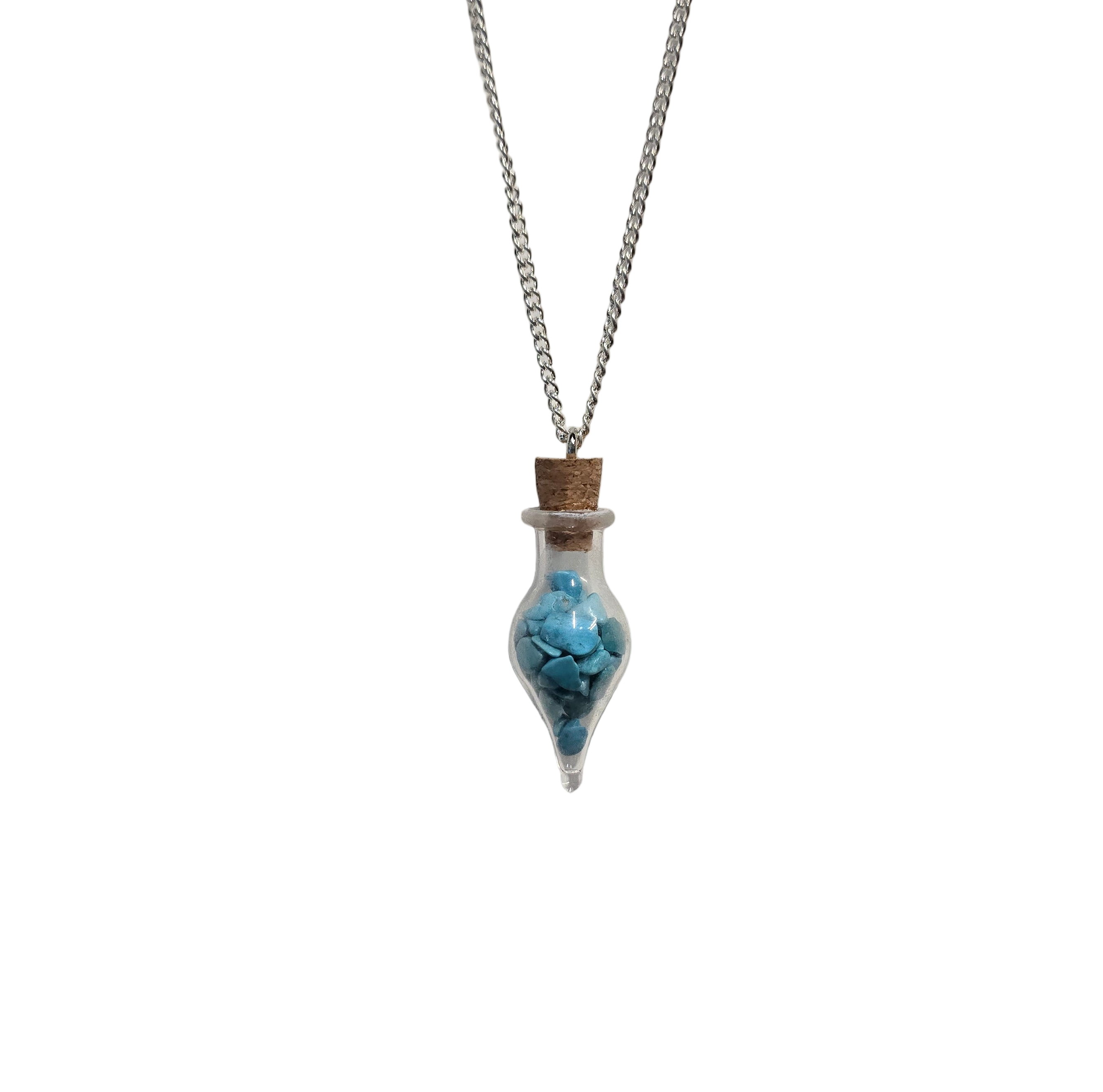'Crystal Potion Bottle Necklace'