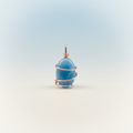 Blue Howlite Pendant