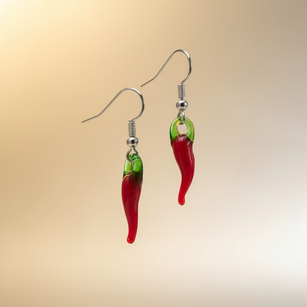 Chili Pepper Earrings 1