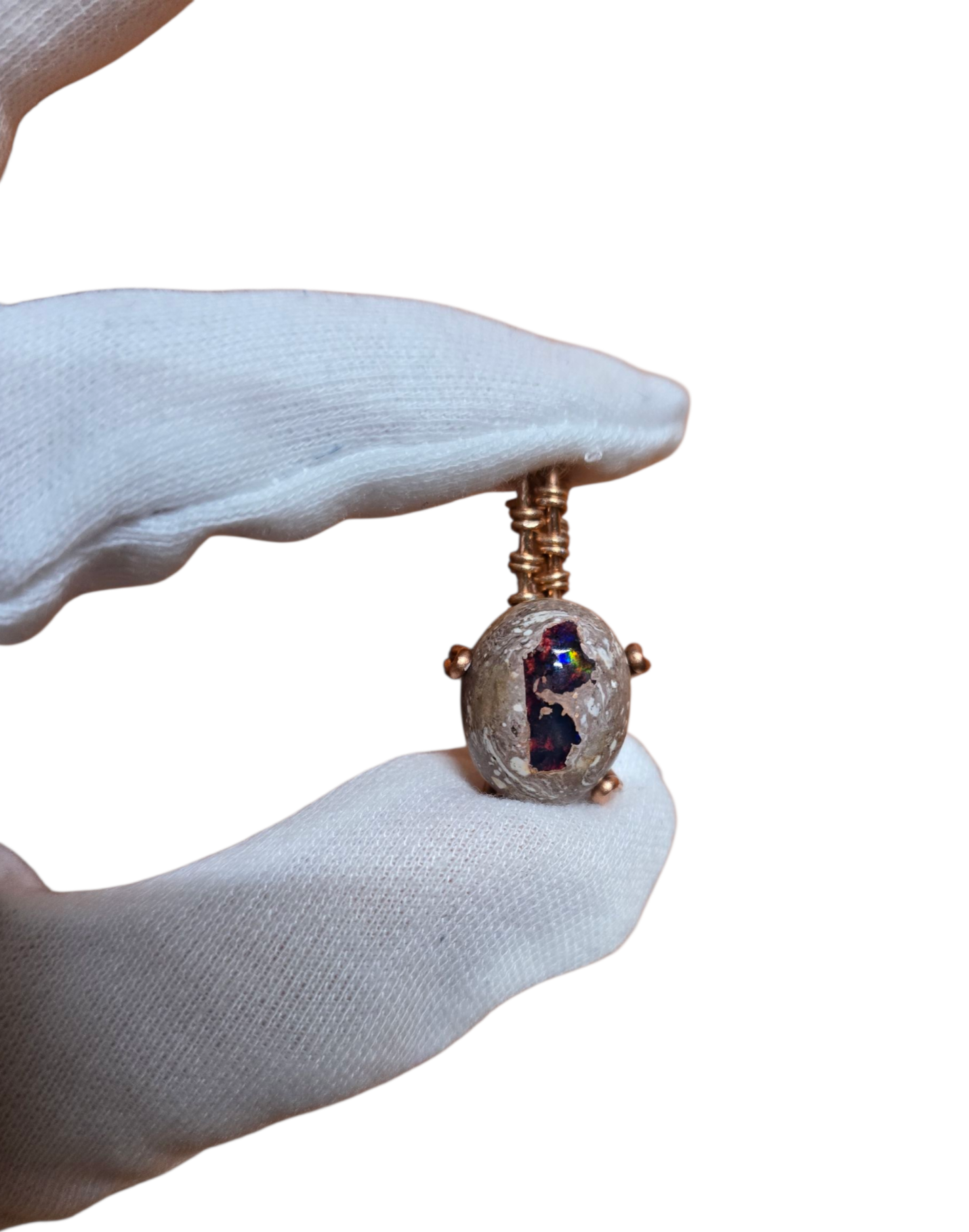 .Fire Opal Pendant. (Mexico)