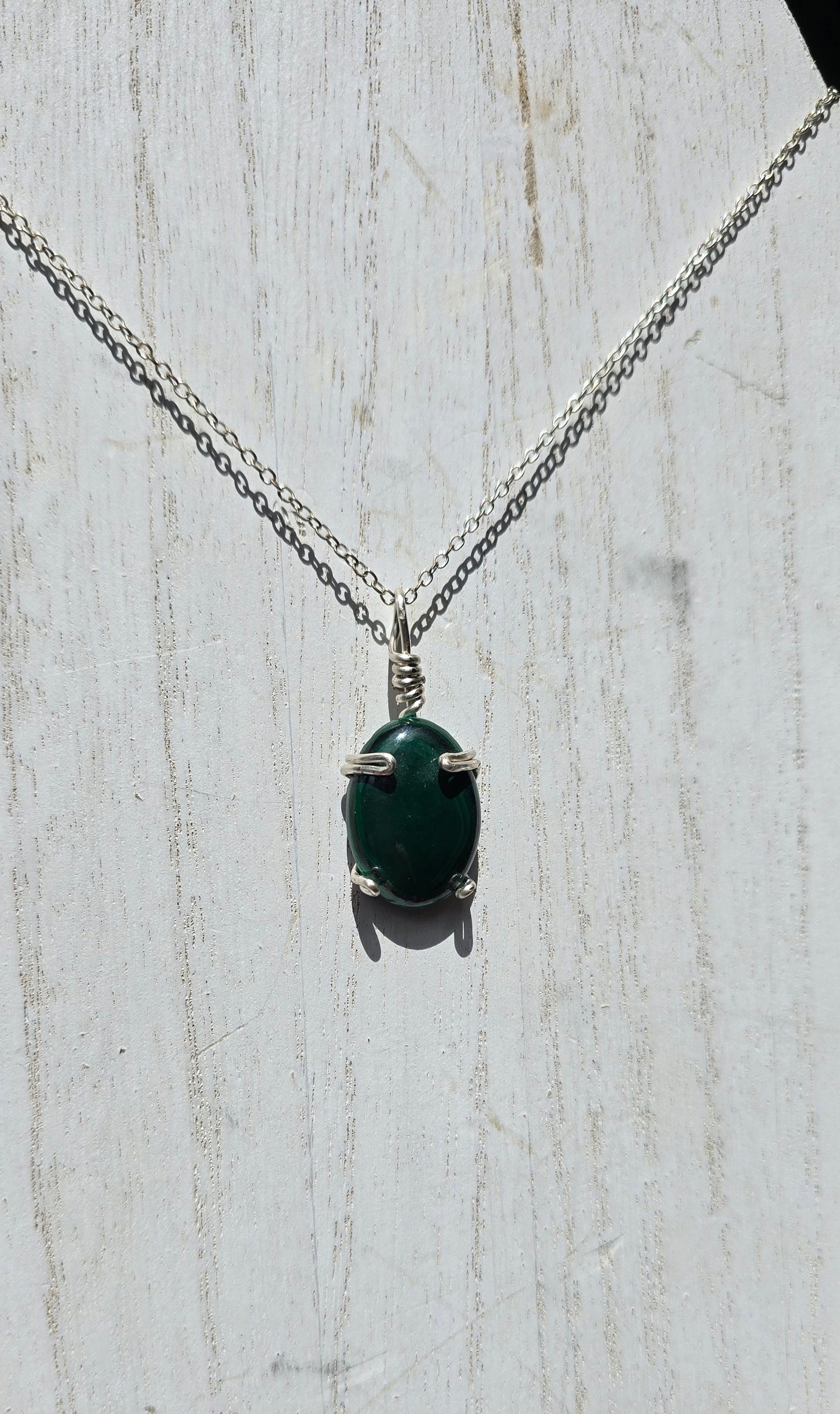 .Malachite Pendant.