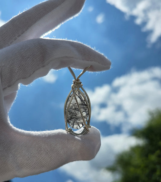 .Rutile Quartz Pendant.