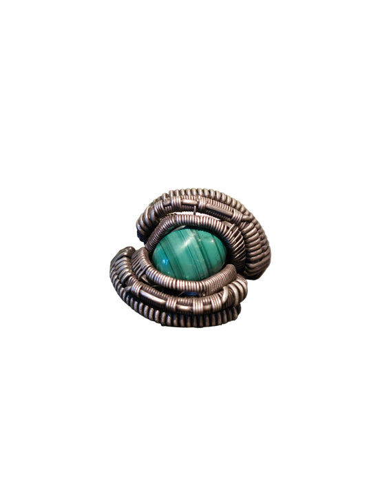 .Malachite Ring. Size 7