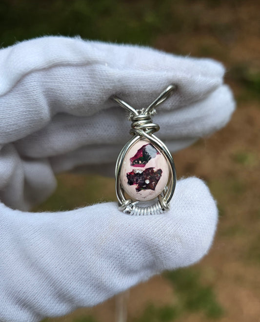 .Fire Opal Pendant. (Mexico)