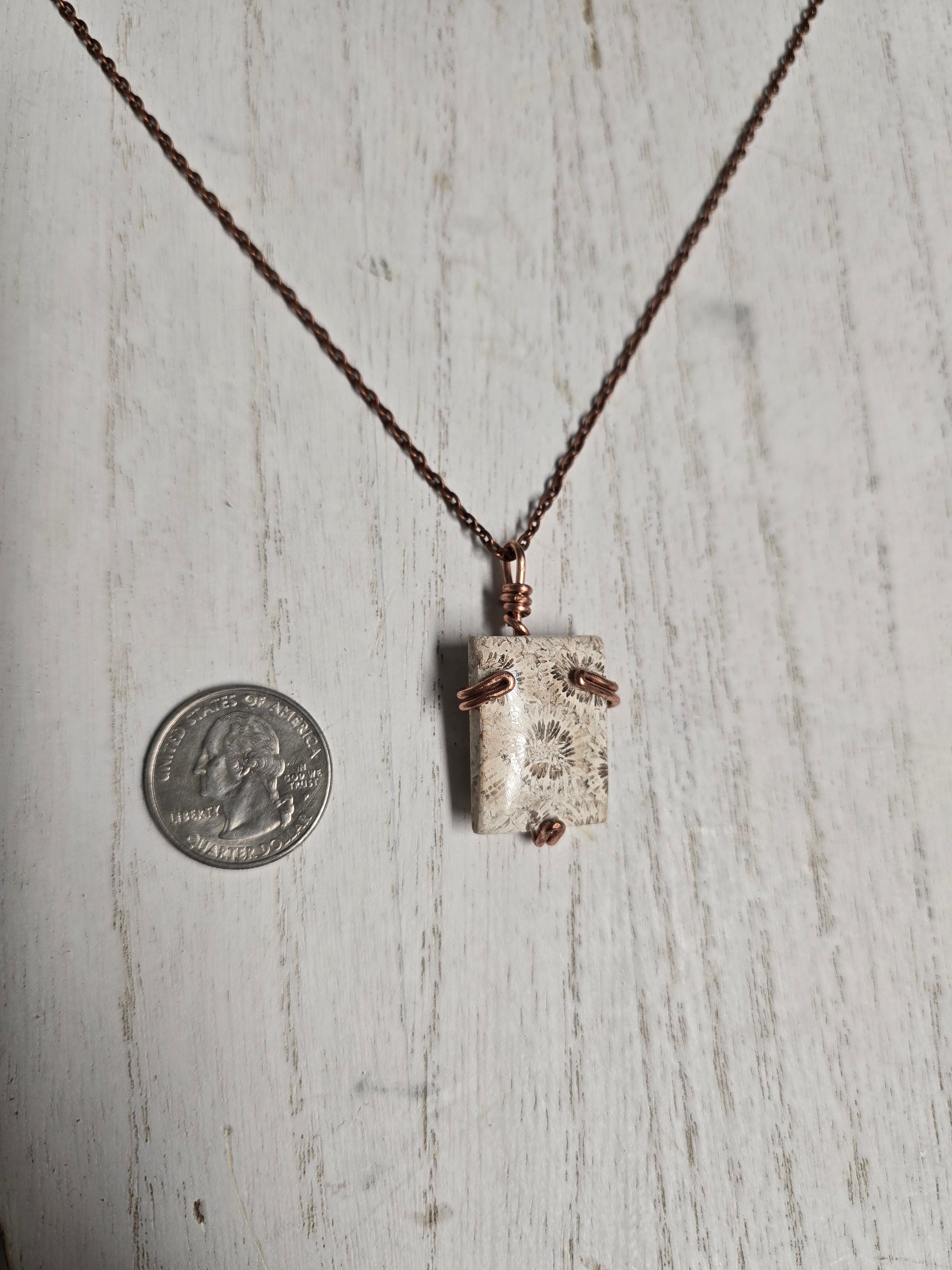 .Coral Pendant.
