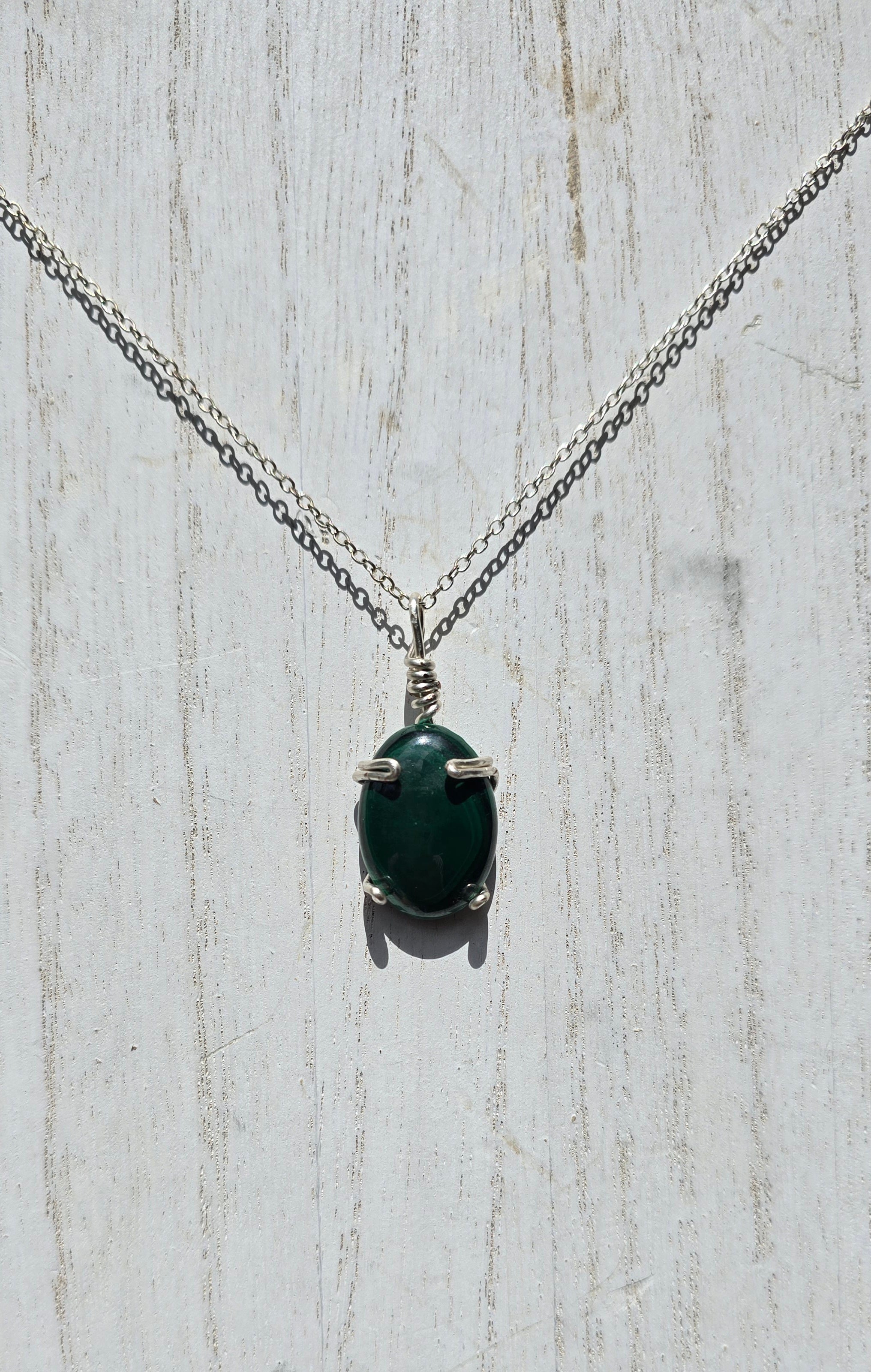 .Malachite Pendant.