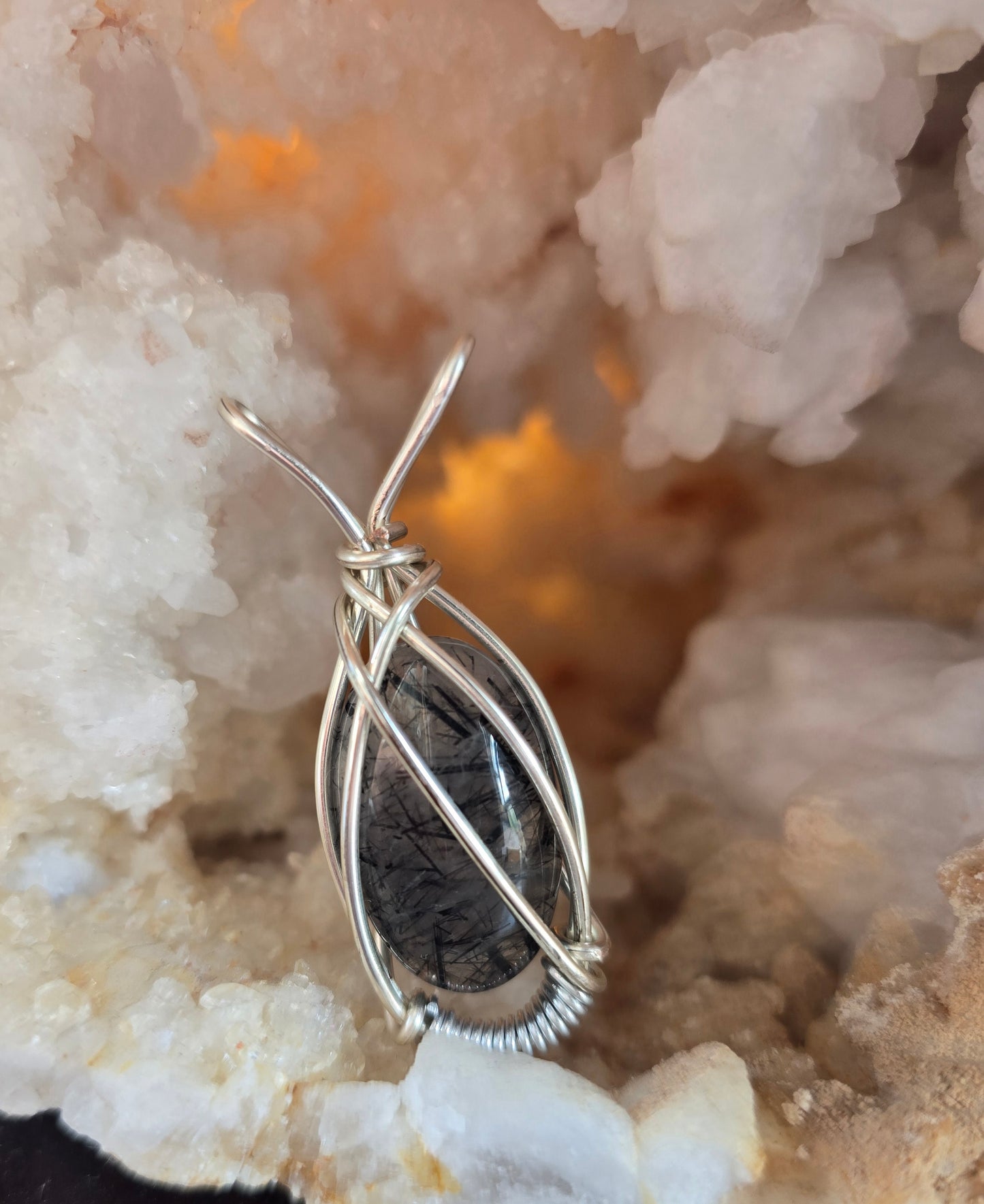 .Rutile Quartz Pendant.